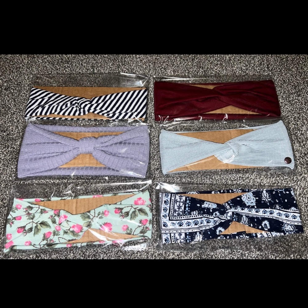 6 Knot Front Headbands